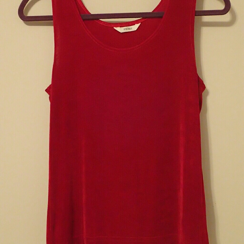 Gorgeous Red Silky top